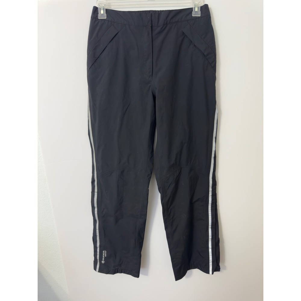 Sunice Hurricane Gore-Tex Paclite Rain Pants Black Reflective Mens Gorpcore Golf